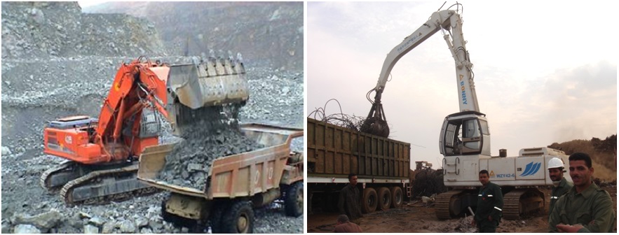 挖掘機(jī)、抓鋼機(jī)